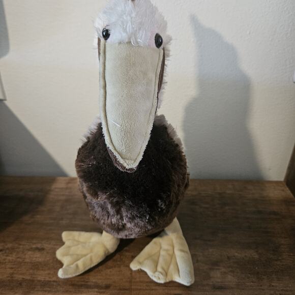 Pelican 15" Tall Plush Cuddlekins Stuffed Animal Bird Toy Wild Republic Aviary - Picture 1 of 10
